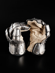 Medieval Knight King Armor Gauntlets Gloves Battle Medieval Crusades Protection