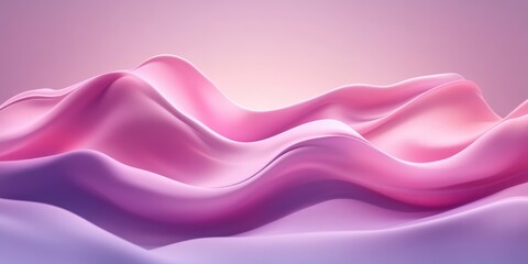 Fototapeta premium Abstract pink and purple flowing wave background.