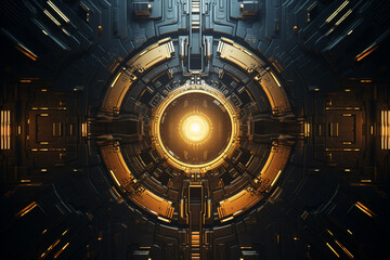 Obraz premium Chronicles of the Neon Nexus Cyber Futuristic Dreams Unveiled