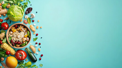 World Food Day Banner Frame with Copy Space