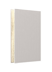 blank book white cover isolated
