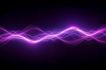 Purple light wave background.