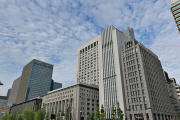 Fototapeta premium 日比谷交差点付近から撮った東京のビル群 