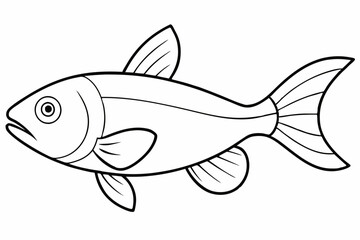 Fish art vector illustration