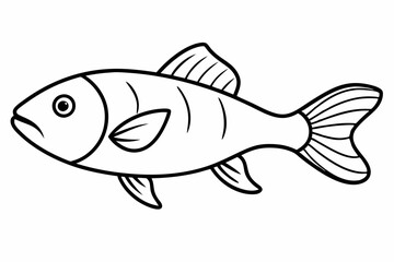 Fish art vector illustration