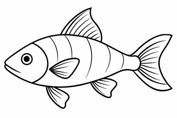 Fish art vector illustration