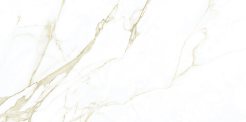 White marble texture background with grey-golden curly veins, carrara crystal marble_R13