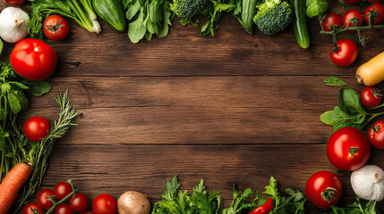 World Food Day Banner Frame with Copy Space