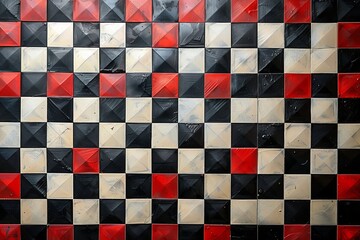 Fototapeta premium Creative Checkerboard Patterns for Unique Appeal