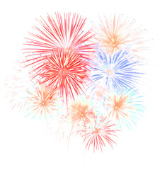 Colorful fireworks