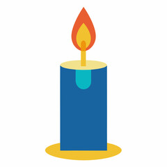 Candle  art vector illustration
