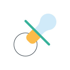 Pacifier vector icon