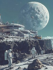 Advanced Medical Facility Pioneering Human Health and Wellbeing on a Lunar Colony