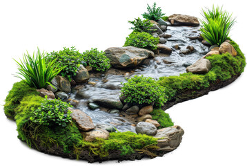Actual View: Tranquil Pool Retreat Isolated On Transparent Background