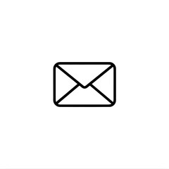 Envelope Icon, Minimal Simple Logo