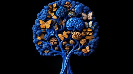 tree of life A focused design for World Duchenne Awareness Day, featuring symbolic representations of support and research