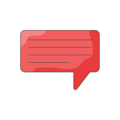 Comment vector icon