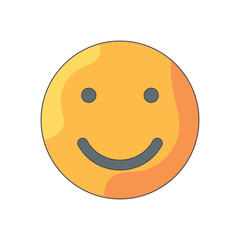 Smiley vector icon