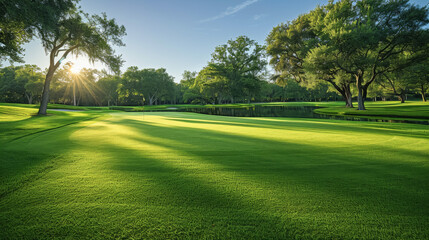 Fototapeta premium ゴルフ場