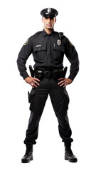 PNG Cop officer adult white background.
