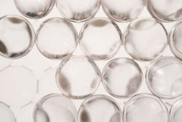 Cosmetic blue gray texture molecular ingredient moisturizer face skin care