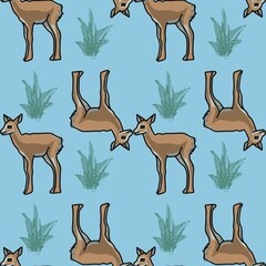 seamless pattern with animals