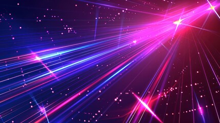 Abstract Light Trails Background