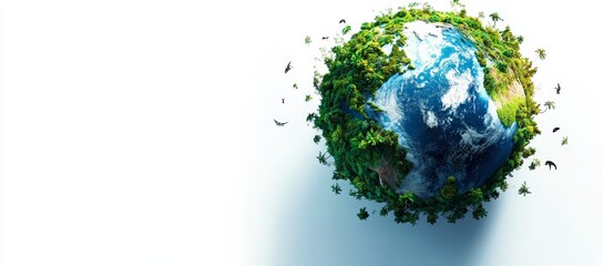 Stock concept of Earth day and World Environment Day.