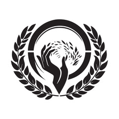 International Youth day. Youth day logo.