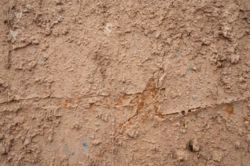 Dry soil terrain with crack pattern of the arid surface. Background and texture.