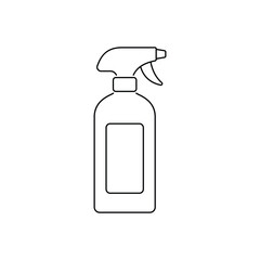 Cleaning spray vector icon