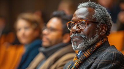 Portrait of a Man in a Conference