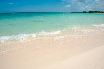 Xcacel beach in Chemuyil, Mexico