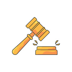 Gavel vector icon