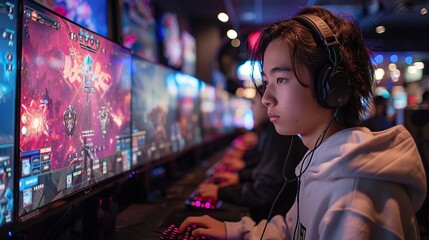 Obraz premium Gamer in Action