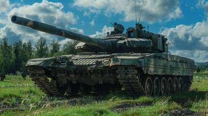Fototapeta premium tank and sky