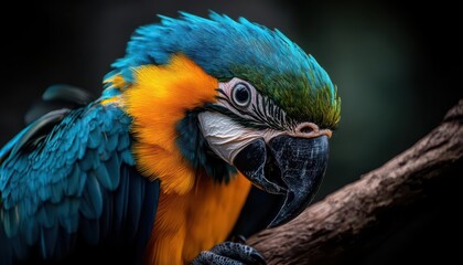 Obraz premium Wildlife photography, vibrant colors, natural habitat, close-up, detailed