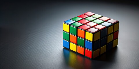 Snub Cube Puzzle Challenge on Background , snub cube, puzzle, challenge, abstract, geometric,, game, brain teaser
