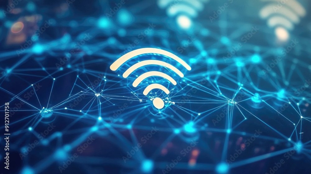 Poster communication and network connection concept