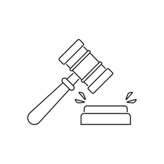 Gavel vector icon