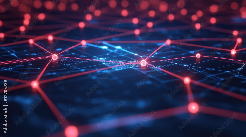 Aufkleber digital technology network connection