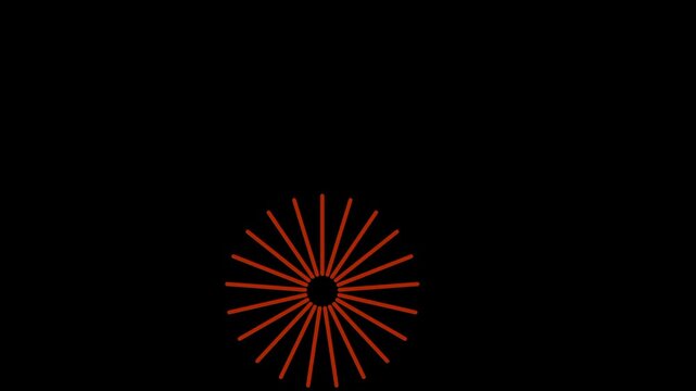 Three colorful fireworks that are suitable to complement celebrations such as New Year or birthdays