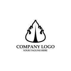 Creative isolated simple logo design modern