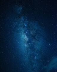 Milky Way, starry night