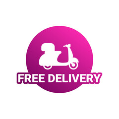 Free delivery service icon