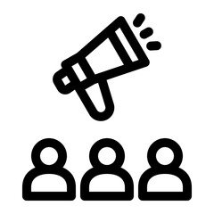 Election campaign icon