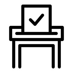 Voting box icon