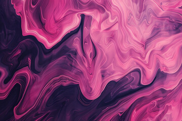 Abstract Pink and Purple Swirling Marble Texture