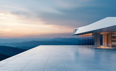 Obraz premium modern house on the beach