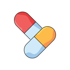 Capsule vector icon